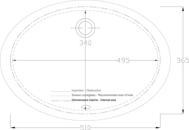 Раковина ArtCeram Diana DIL001 Sancos — Оригинал