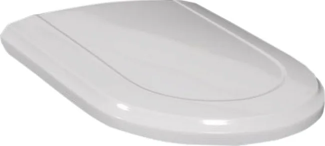 Крышка-сиденье Villeroy & Boch Hommage 8809S1R1 альпийский белый, с микролифтом, петли хром Sancos — Оригинал