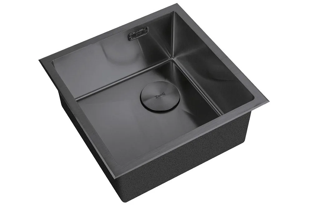 Кухонная мойка ZorG LUX 4444 GRAFIT Sancos — официальный сайт