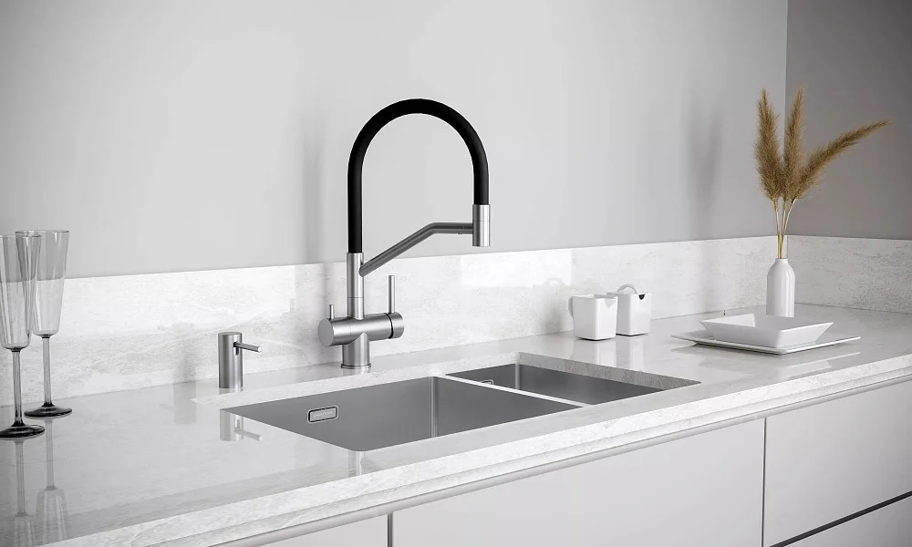 Дозатор для кухонной мойки,Paulmark Stork D006-BS брашированная сталь Sancos — официальный сайт