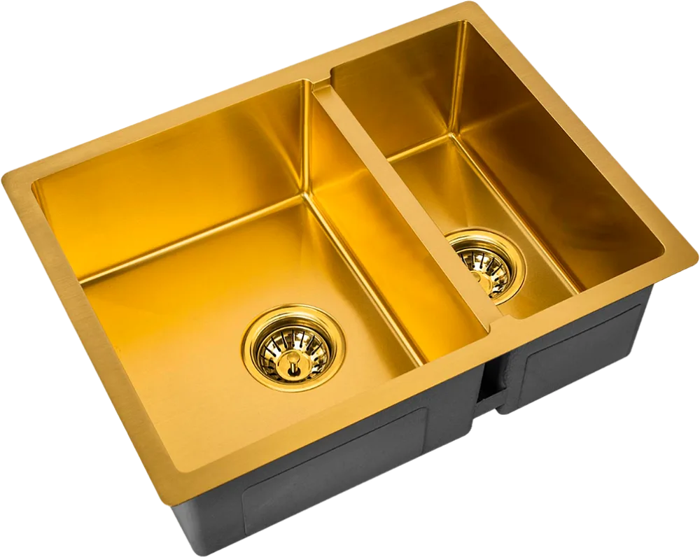 Мойка кухонная Zorg Inox PVD SZR-58-2-44 BRONZE бронза Sancos — официальный сайт