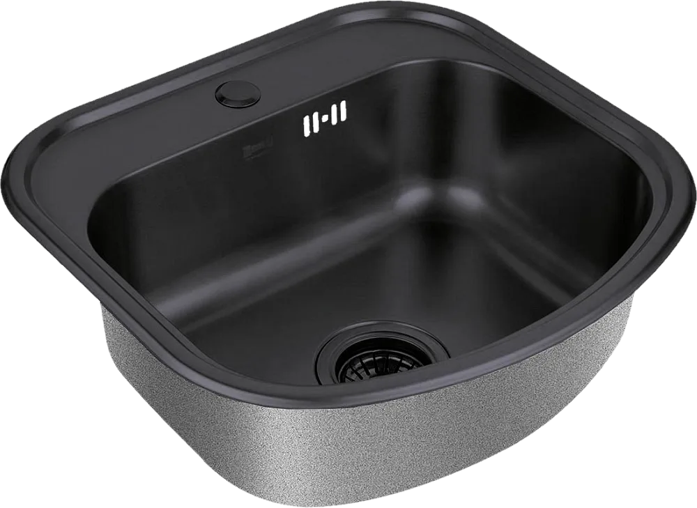 Мойка кухонная Zorg Inox PVD SZR 4749 GRAFIT графит Sancos — официальный сайт