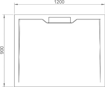 Поддон для душа RGW Stone Tray STE MB 120x90, черный мрамор