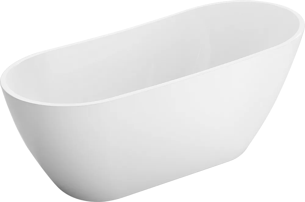 Акриловая ванна BelBagno BB704 170x80 см, отдельностоящая, белая, овальная, на ножках Sancos — официальный сайт