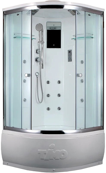 Душевая кабина Timo Lux T-7700, с высоким поддоном, с сиденьем