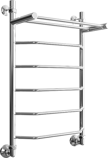 Полотенцесушитель водяной Двин FE 80/50 К1 1"-1/2", с полкой, хром