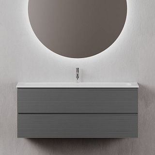 Тумба с раковиной Sancos Folk 120 grey soft