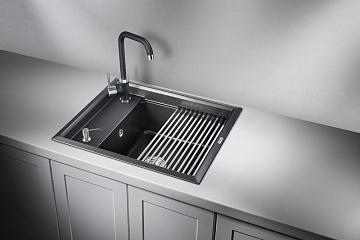 Мойка кухонная Granula Kitchen Space 6004, шварц