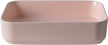 Накладная раковина Allen Brau Fantasy Quad 50x36, розовая