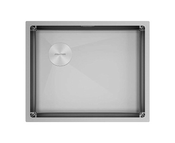 Мойка кухонная Paulmark Next-Skew 54-L UNI, PM885444-L-BS брашированная сталь