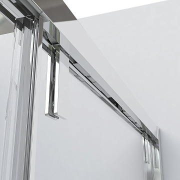 Душевая дверь в нишу Vincea Lugano VDS-1L140CL-1 140 см, профиль хром