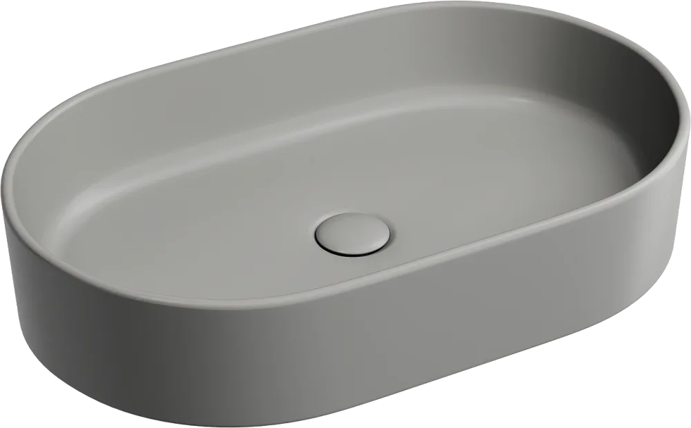 Накладная раковина Ceramicanova Element CN6048MH антрацит матовая Sancos — официальный сайт