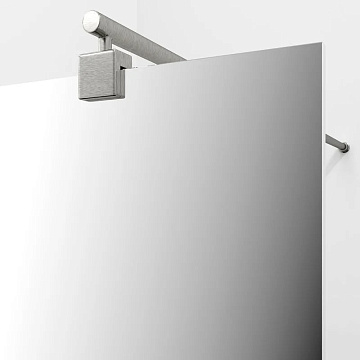 Душевая перегородка Wasserkraft Rur 30W 110 см, профиль никель, стекло зеркальное