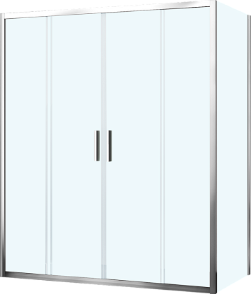 Душевой уголок Wasserkraft Lippe 45S53 170x80 см