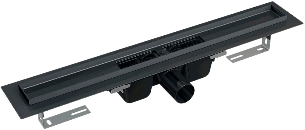 Душевой трап (лоток) AlcaPlast APZ1Black APZ1BLACK-1150, 115 см Sancos — официальный сайт