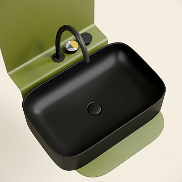 Накладная раковина Ceramicanova Element CN6053MB черная матовая