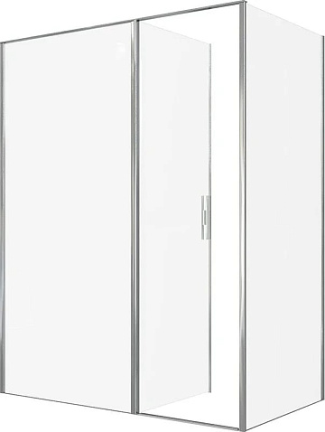 Душевой уголок Allen Brau Priority 160x90, профиль хром, стекло прозрачное