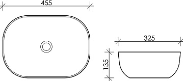 Накладная раковина Ceramicanova Element CN6009