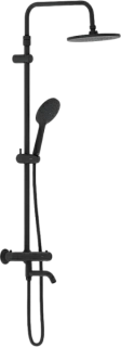 Душевая стойка Damixa Jupiter 977810300, черная матовая
