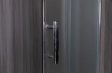 Душевой уголок Esbano ESR-8005 80х80 см, профиль хром, стекло рифленое