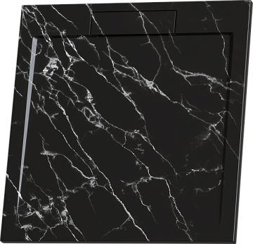 Поддон для душа RGW Stone Tray STL MB 80x80, черный мрамор