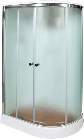 Душевая кабина DTO D102SL 120х80, профиль хром, стекло матовое