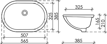 Раковина Ceramicanova Element CN6044