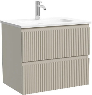 Тумба под раковину Sancos Snob R 60 подвесная Beige soft (капучино), SNR60/39CE