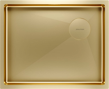 Мойка кухонная Paulmark Next-Skew PM885444-BG брашированное золото
