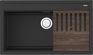 Мойка кухонная Omoikiri Kitagawa 86-LB графит