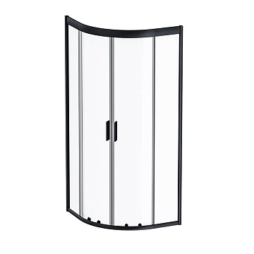 Душевой уголок AM.PM Gem W90G-401-080BT 80x80, профиль черный