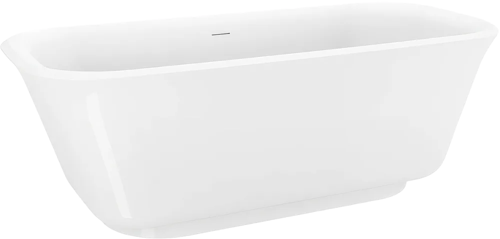 Акриловая ванна BelBagno Due BB702 170x80 см, отдельностоящая, белая, на ножках, со сливом-переливом Sancos — официальный сайт