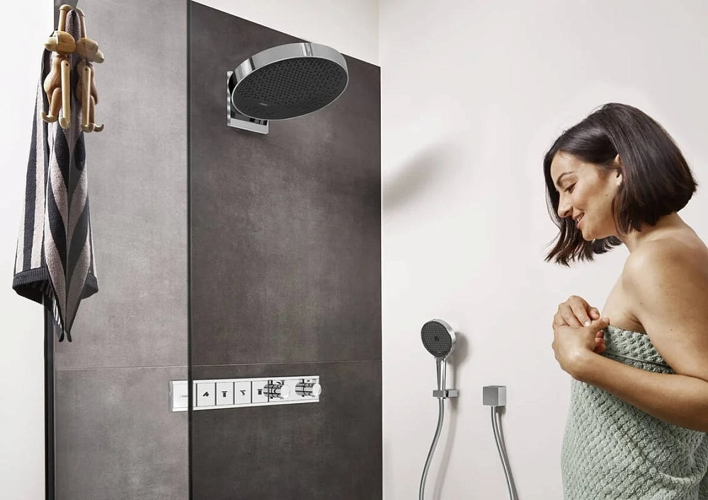 Душевая лейка Hansgrohe Rainfinity 130 26865000 EcoSmart, хром