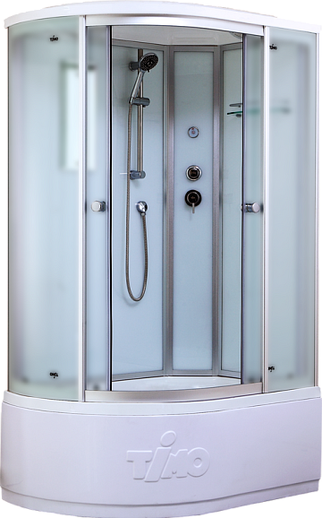 Душевая кабина Timo Standart T-6620SFR Silver Fabric R с высоким поддоном