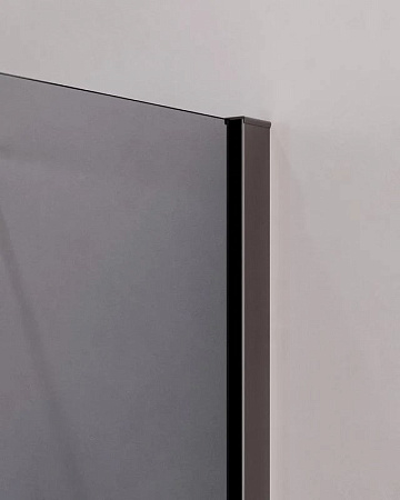 Душевой уголок Cezares Slider AH 1 100-90/100 GRIGIO GM профиль оружейная сталь, стекло серое