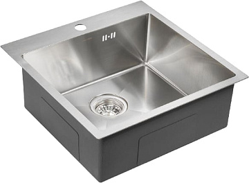 Мойка кухонная Paulmark Kroner PM215151-BS брашированная нержавеющая сталь
