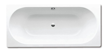 Стальная ванна Kaldewei Classic Duo 291000013001 без опоры 180x80 см, пристенная, белая, с самоочища