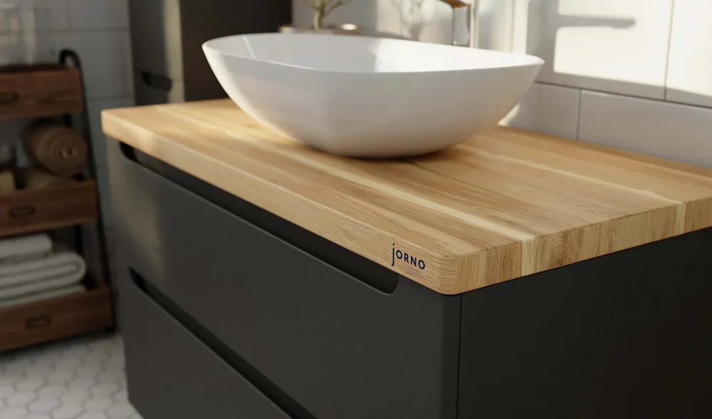 Тумба под раковину без столешницы Jorno Wood 100, серая Sancos — официальный сайт