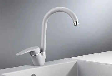 Смеситель для кухни Granula 1024, алюминиум