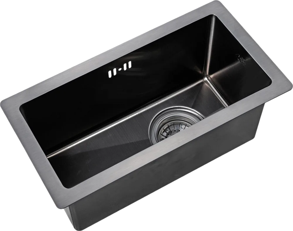 Дополнительная мойка Zorg Inox PVD 2344 grafit Sancos — официальный сайт