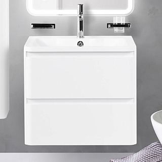 Тумба под раковину без столешницы BelBagno Albano 70 подвесная, bianco lucido