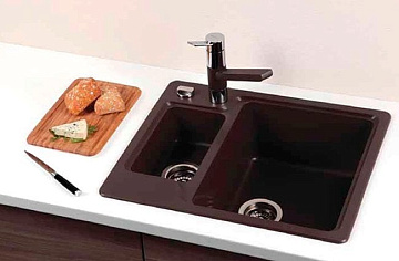 Мойка кухонная Schock Cambridge 60 Cristalite мокка