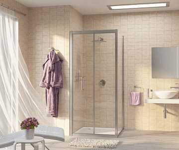 Душевой уголок Wasserkraft Weser 78F22 100x90 см