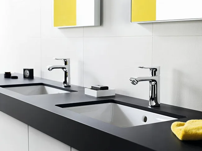 Смеситель для раковины Hansgrohe Metris 31080000 Sancos — Оригинал