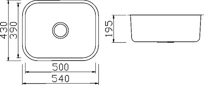 Мойка кухонная Seaman Eco Wien SWU-5443 Sancos — Оригинал