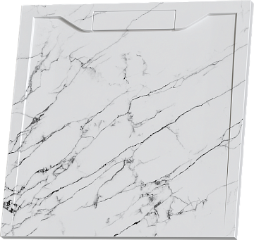Поддон для душа RGW Stone Tray STE MW 90x90, белый мрамор