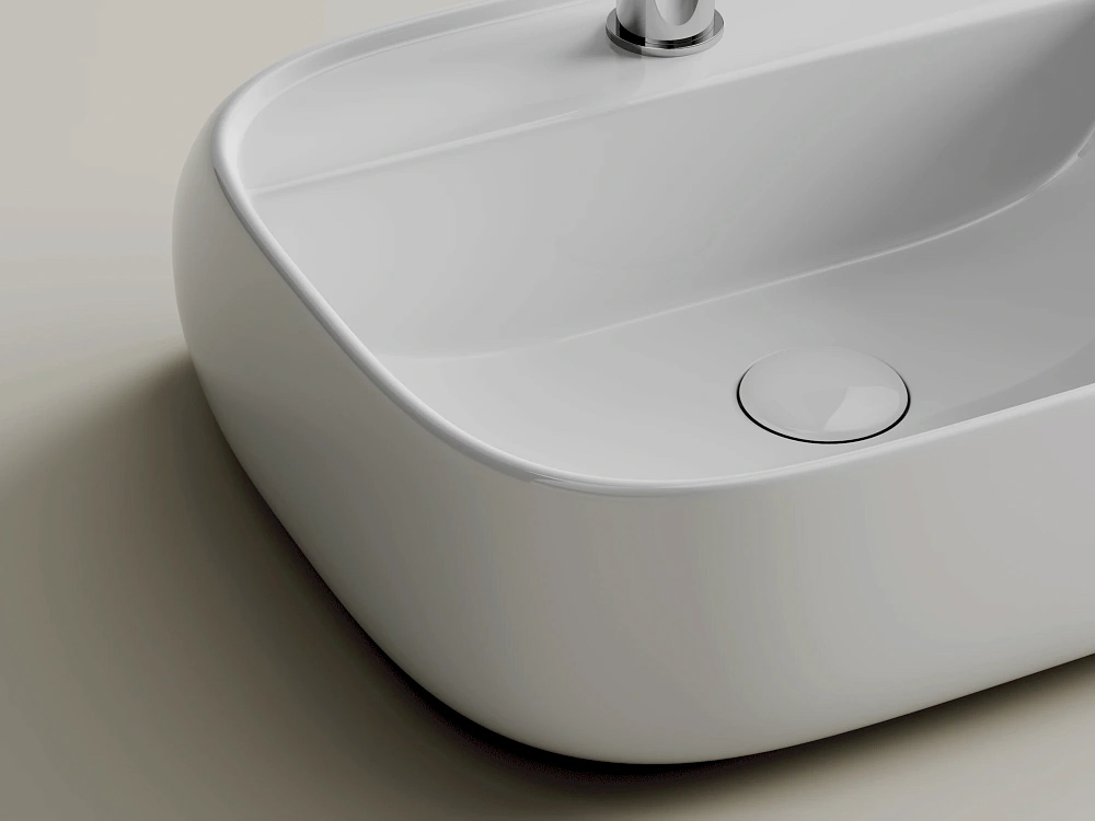 Подвесная раковина для ванной комнаты Ceramicanova Fonte CN5051, белый Sancos — официальный сайт