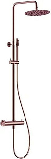 Душевая стойка AQUAme AQM8006BC, шлифованная медь