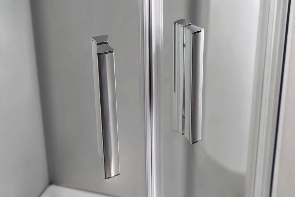 Душевой уголок Vincea Scala VSQ-2SC900CL 90x90, профиль хром, стекло прозрачное Sancos — официальный сайт