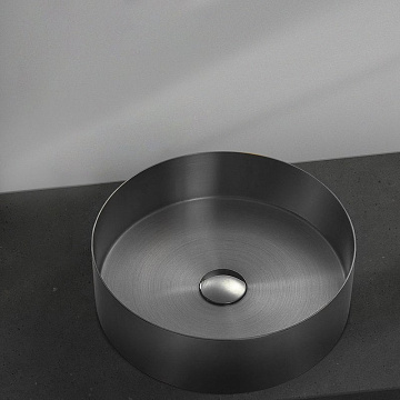 Накладная раковина AltroBagno Luna 001002 MtGr оружейная сталь